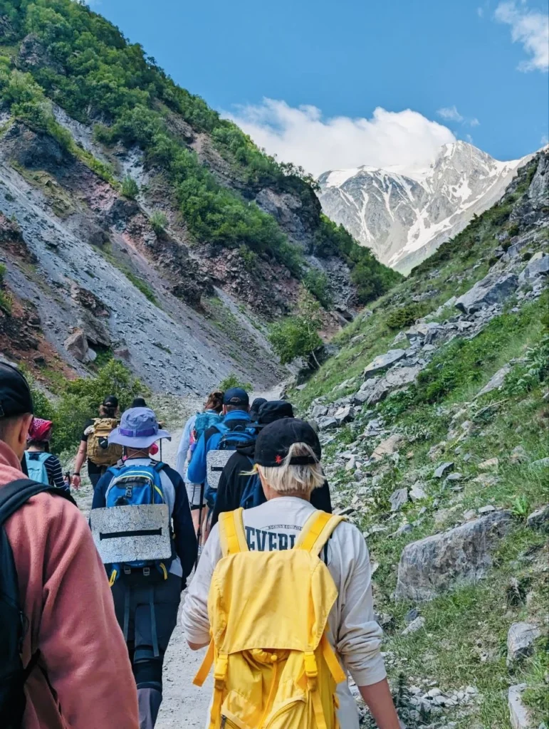 The mountain route through Truso Valley, Georgia.