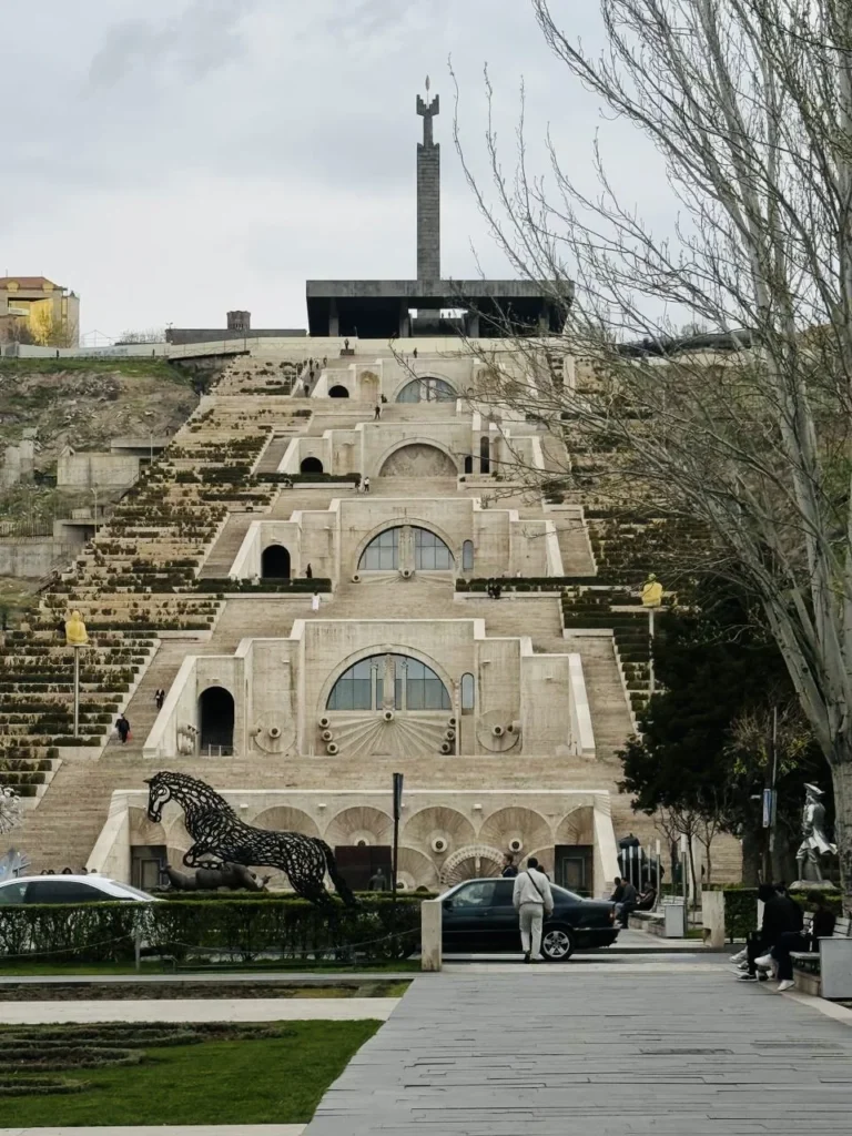 The Cascade complex in Yerevan, Armenia.