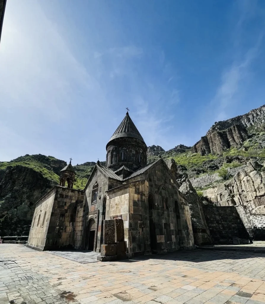 Geghard Monastery and its rock-cut architecture, Armenia.