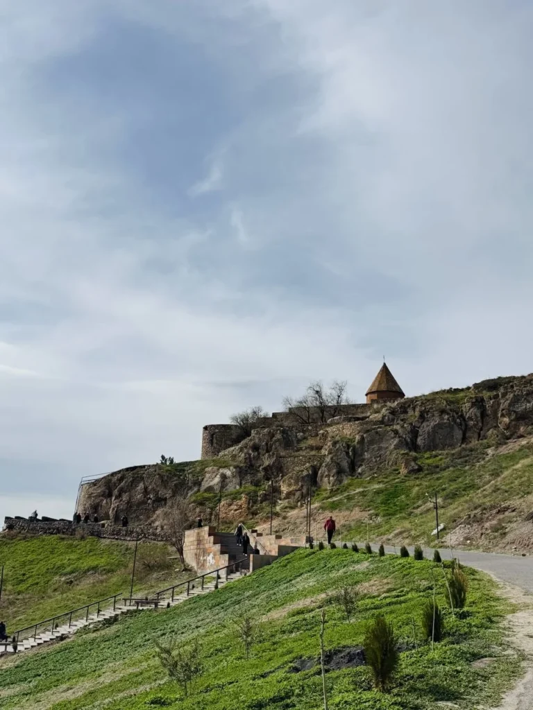 Noravank Monastery among the rocky hills of Armenia.