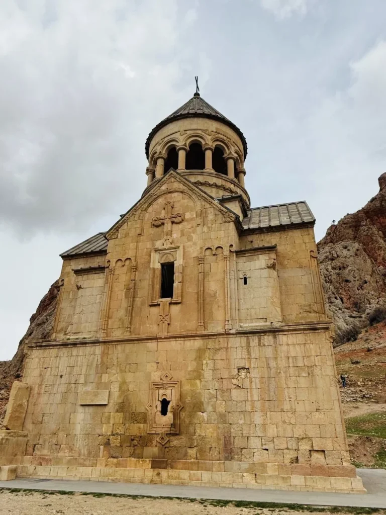 Noravank Monastery among the rocky hills of Armenia.