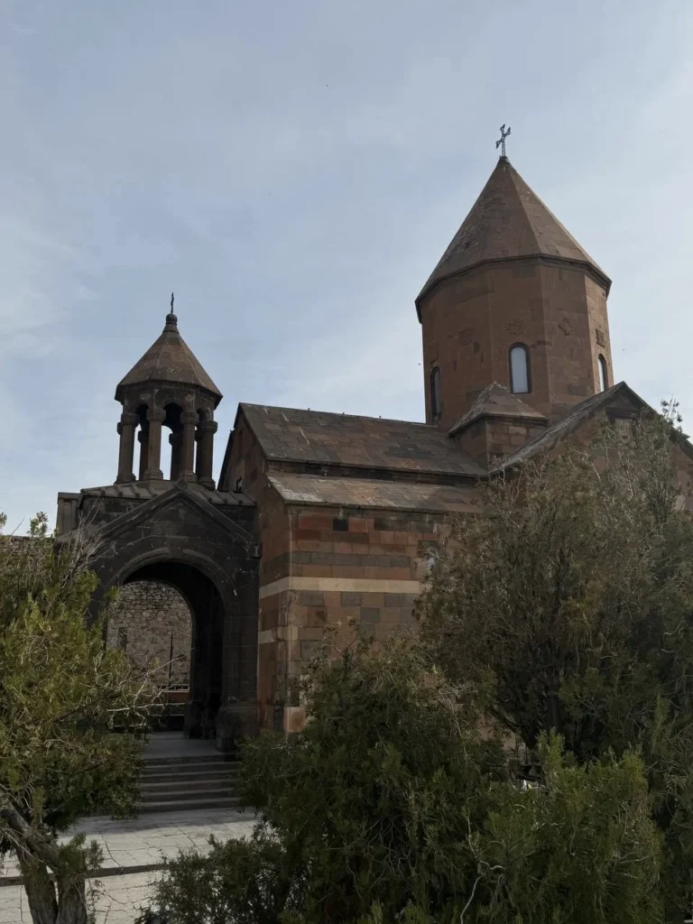 Noravank Monastery among the rocky hills of Armenia.