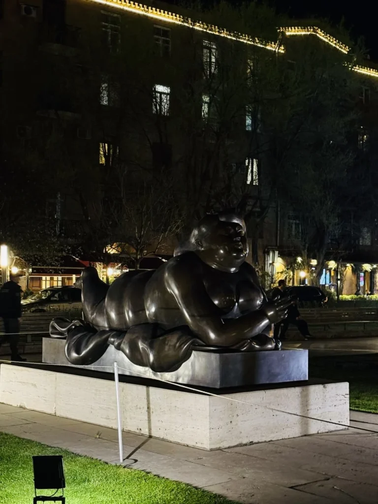 A sculpture in the Cafesjian Sculpture Garden, Yerevan.