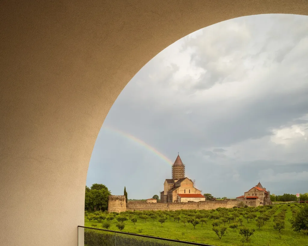 Alaverdi Sanctuary, Wine & Agriculture Resort — Views towards Alaverdi Monastery