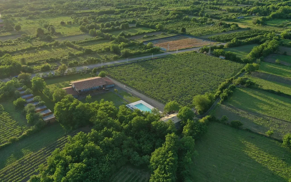 Chubini Winery & Cabins — Property from above