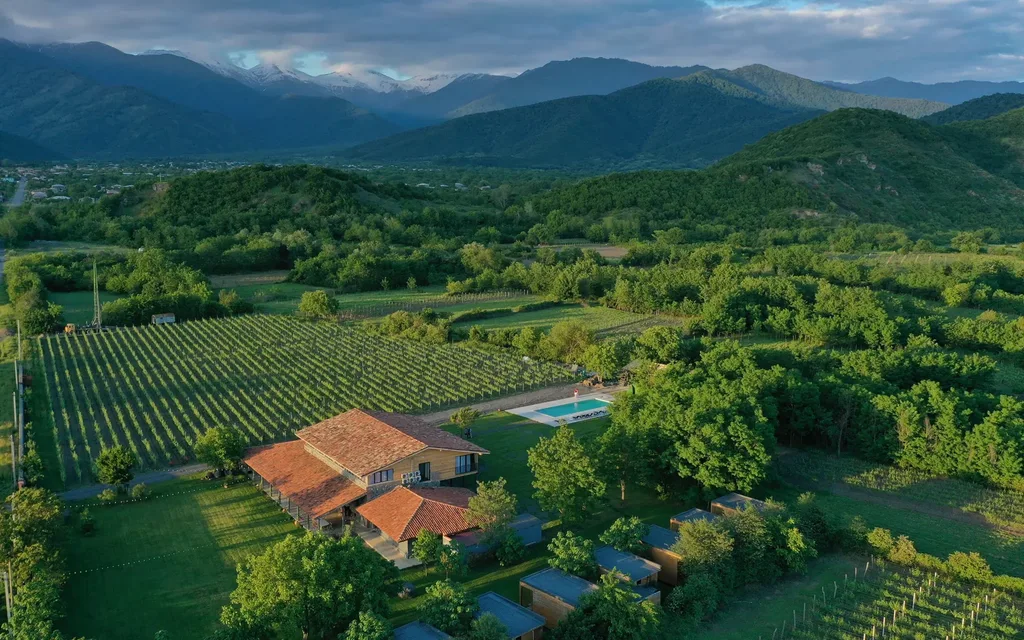 Chubini Winery & Cabins — Property from above