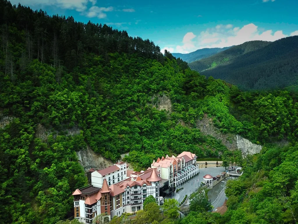 Crowne Plaza Borjomi — Property from above
