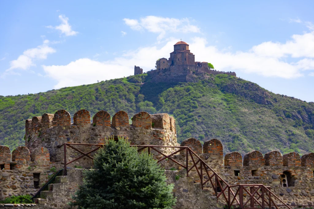 Jvari Monastery above Mtskheta, Georgia.