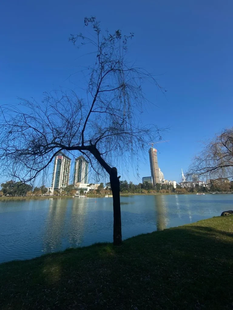 Ardagani Lake in Batumi, Georgia.