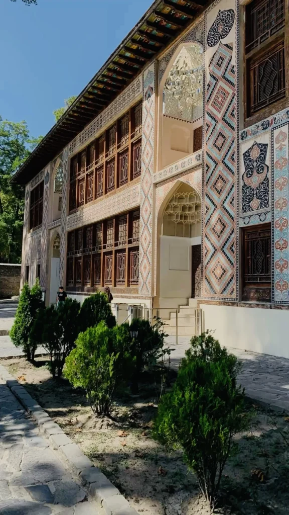 Traditional architecture in Sheki, Azerbaijan.