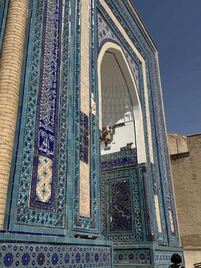 The Shah-i-Zinda complex in Samarkand.