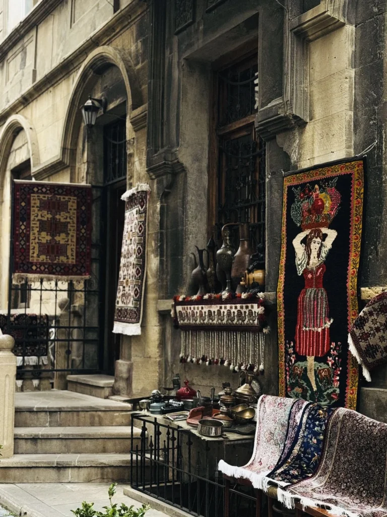 Old City architecture in Baku, Azerbaijan.