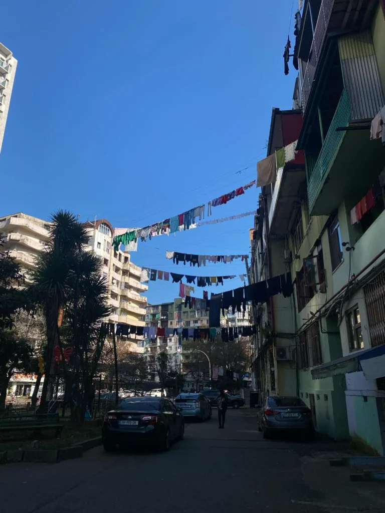 The streets of Old Batumi, Georgia.