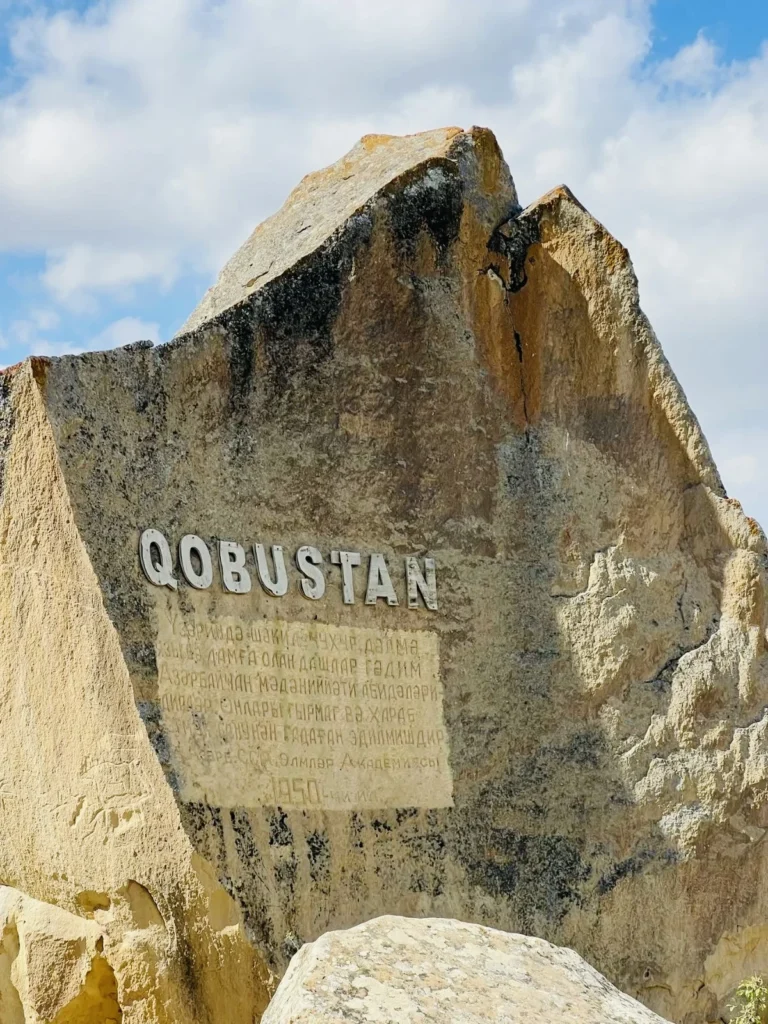 Gobustan rock art reserve, Azerbaijan.