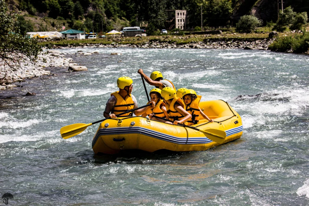 Rafting on the Aragvi River