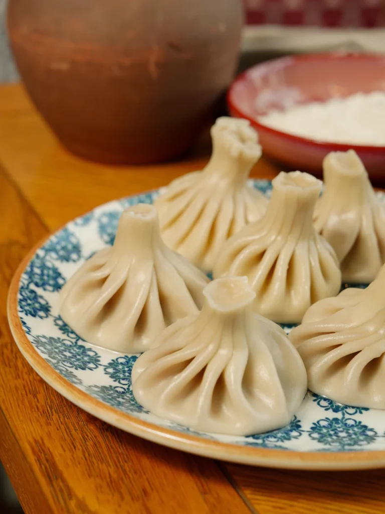 Khinkali stop in Pasanauri
