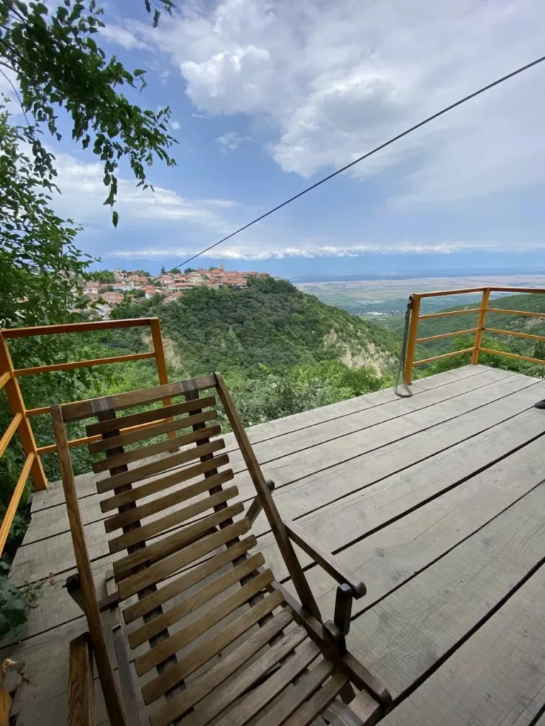 Sighnaghi zipline experience
