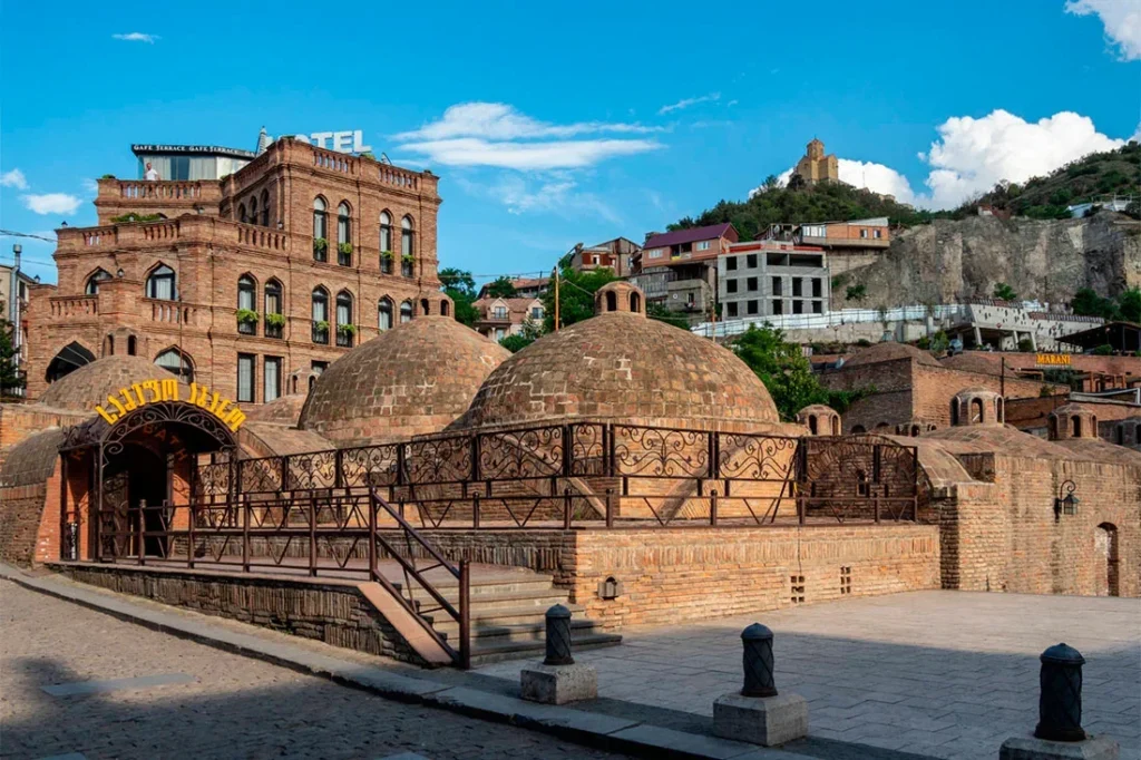 Private sulfur bath experience in Tbilisi